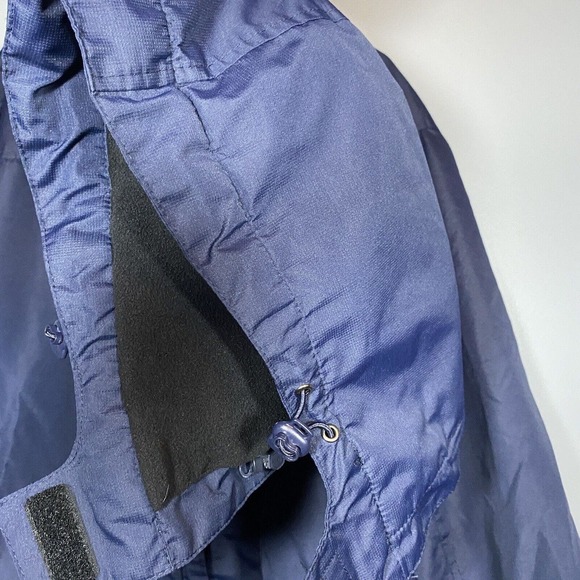 Men's Jacket Size Large Fleece Lined Parka Blue W/Pockets Hood $120 Nordic Track - Picture 4 of 4
